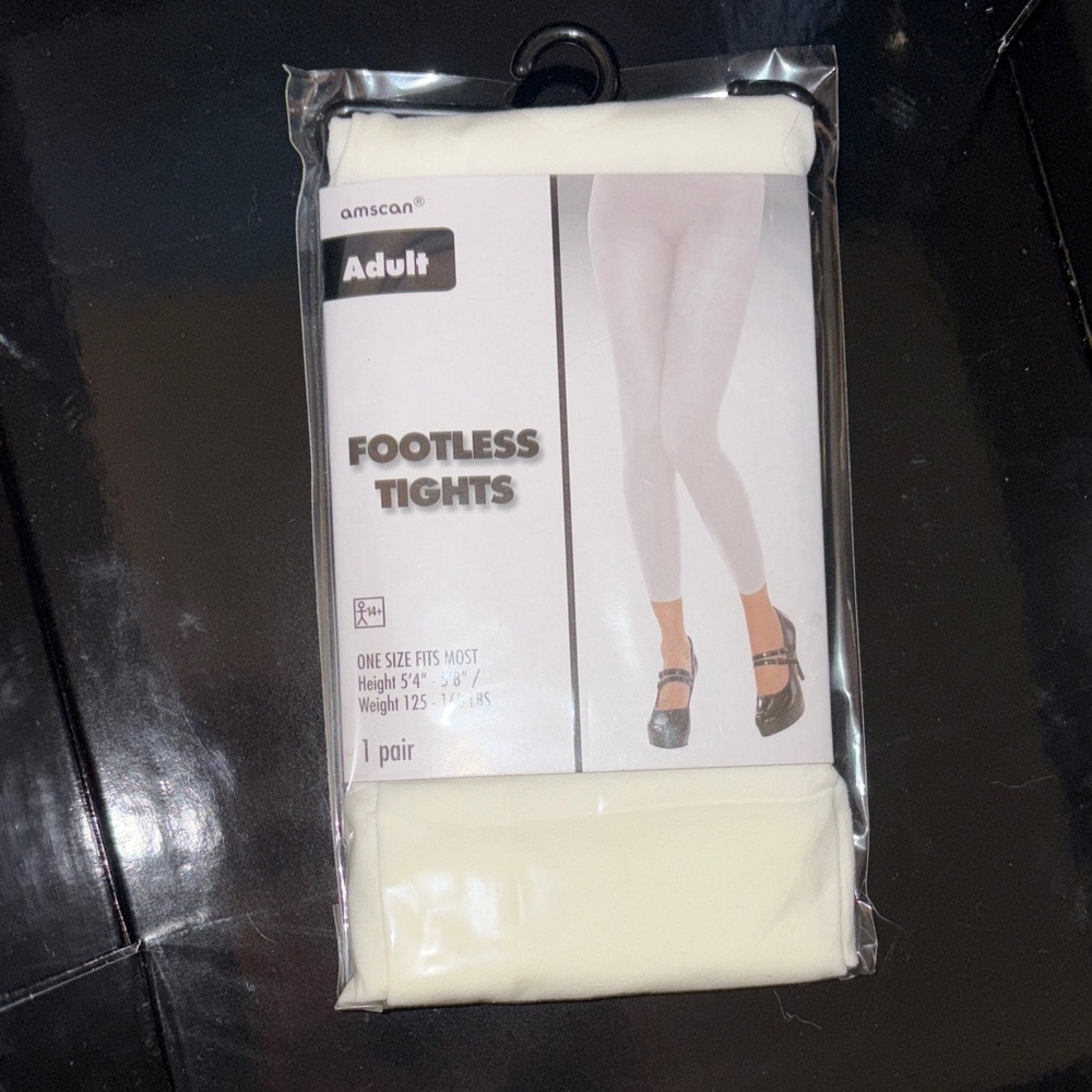 Amscan Footless Tights - white